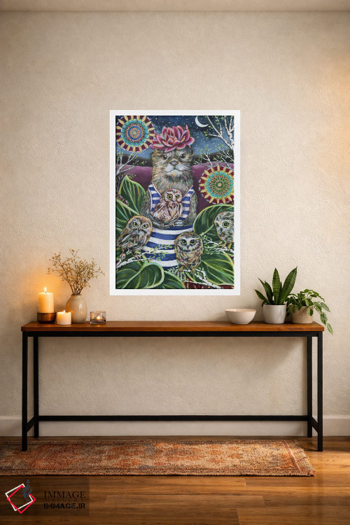 تابلو دکوراتیو پرستار کودک اثر لینه آ توبیاس - D3W