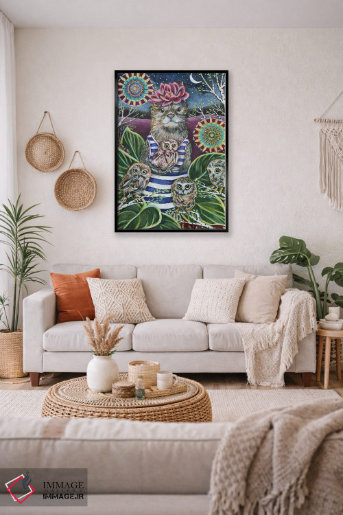 تابلو دکوراتیو پرستار کودک اثر لینه آ توبیاس - D4B