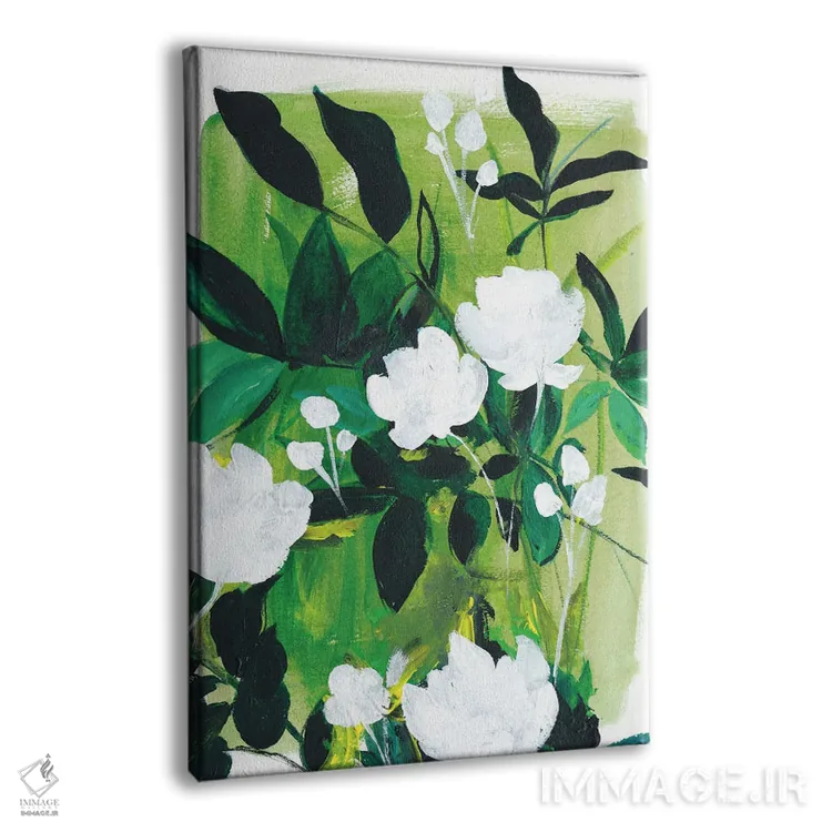 تابلو دکوراتیو انتزاعی جنگل اثر کریستین لیندستروم - نمای پرسپکتیو محصول