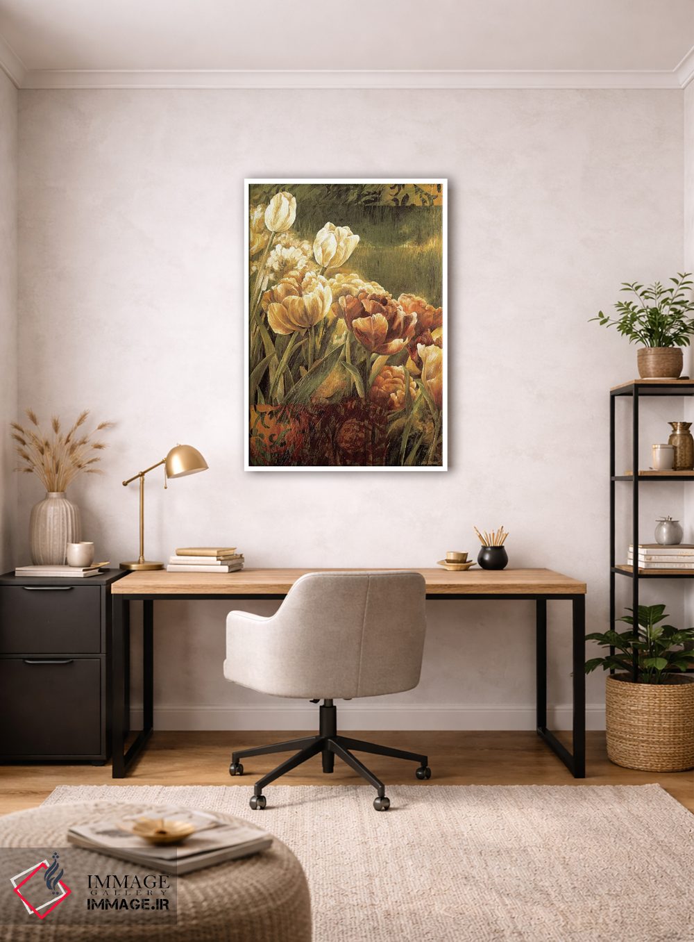 تابلو دکوراتیو باغ تابستانی II اثر لیندا تامپسون - D3W