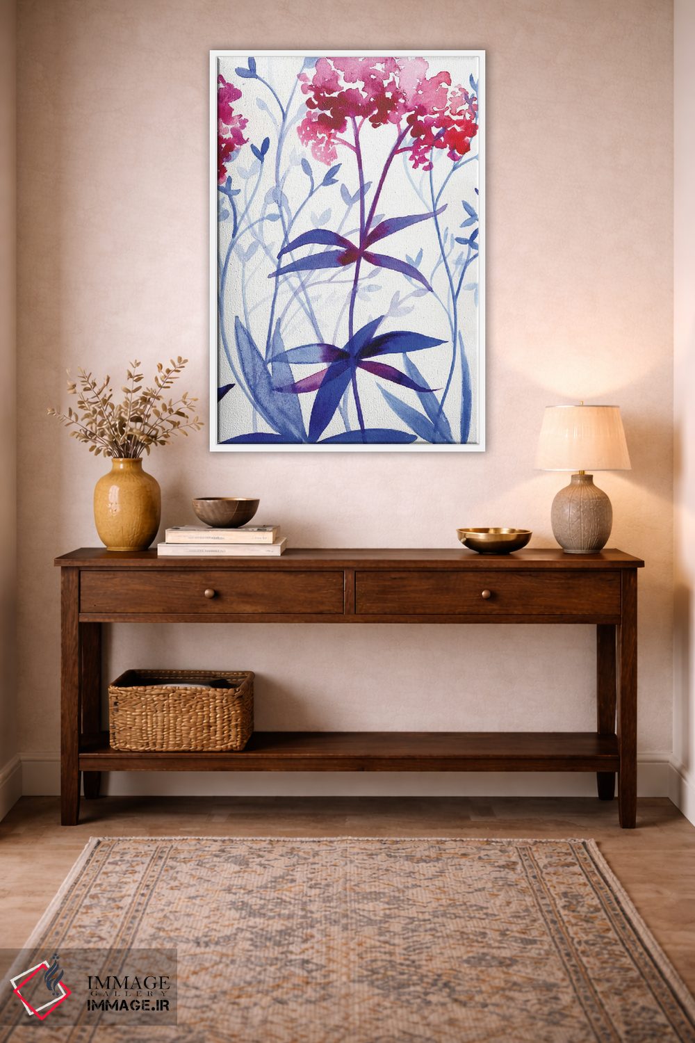 تابلو دکوراتیو باغ کنار دریا اثر کریستین لیندستروم - D2W