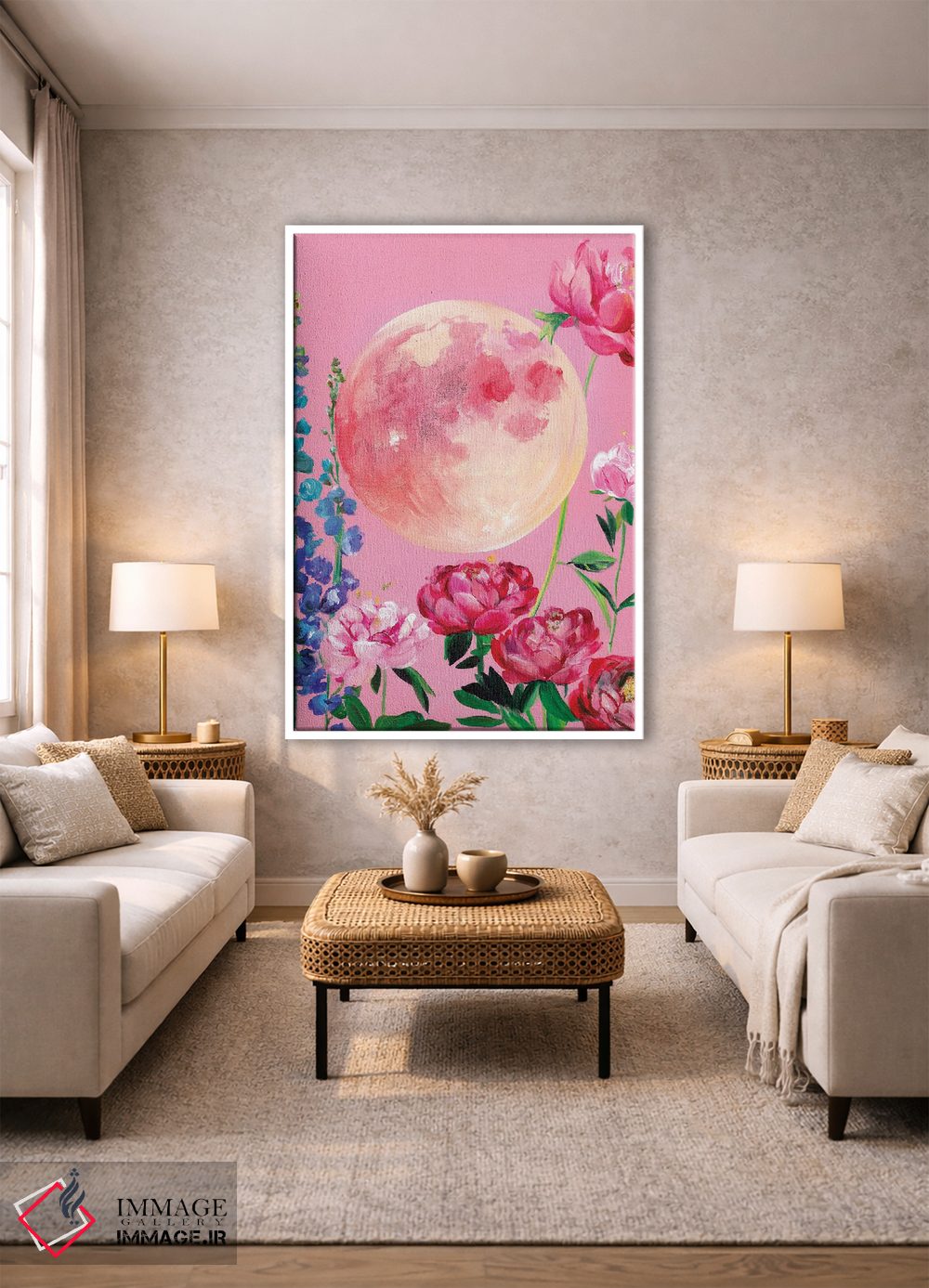 تابلو دکوراتیو ماه عسل اثر کریستین لیندستروم - D1W