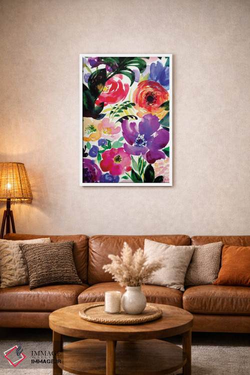 تابلو دکوراتیو شکوفه II اثر کریستین لیندستروم - D2W