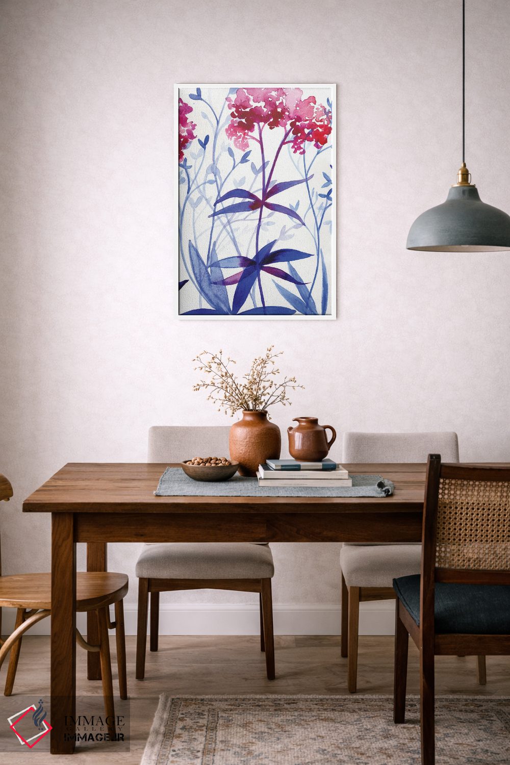 تابلو دکوراتیو باغ کنار دریا اثر کریستین لیندستروم - D5W