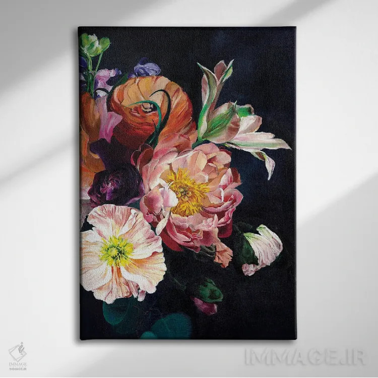 تابلو دکوراتیو درخشش اثر کریستین لیندستروم - نمای روبهرو روی دیوار