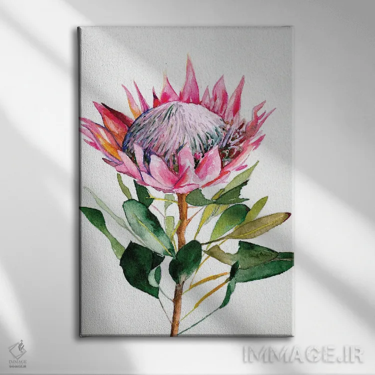 تابلو دکوراتیو پروتیا اثر کریستین لیندستروم - نمای روبهرو روی دیوار