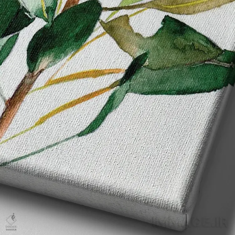 تابلو دکوراتیو پروتیا اثر کریستین لیندستروم - نمای نزدیک بافت بوم