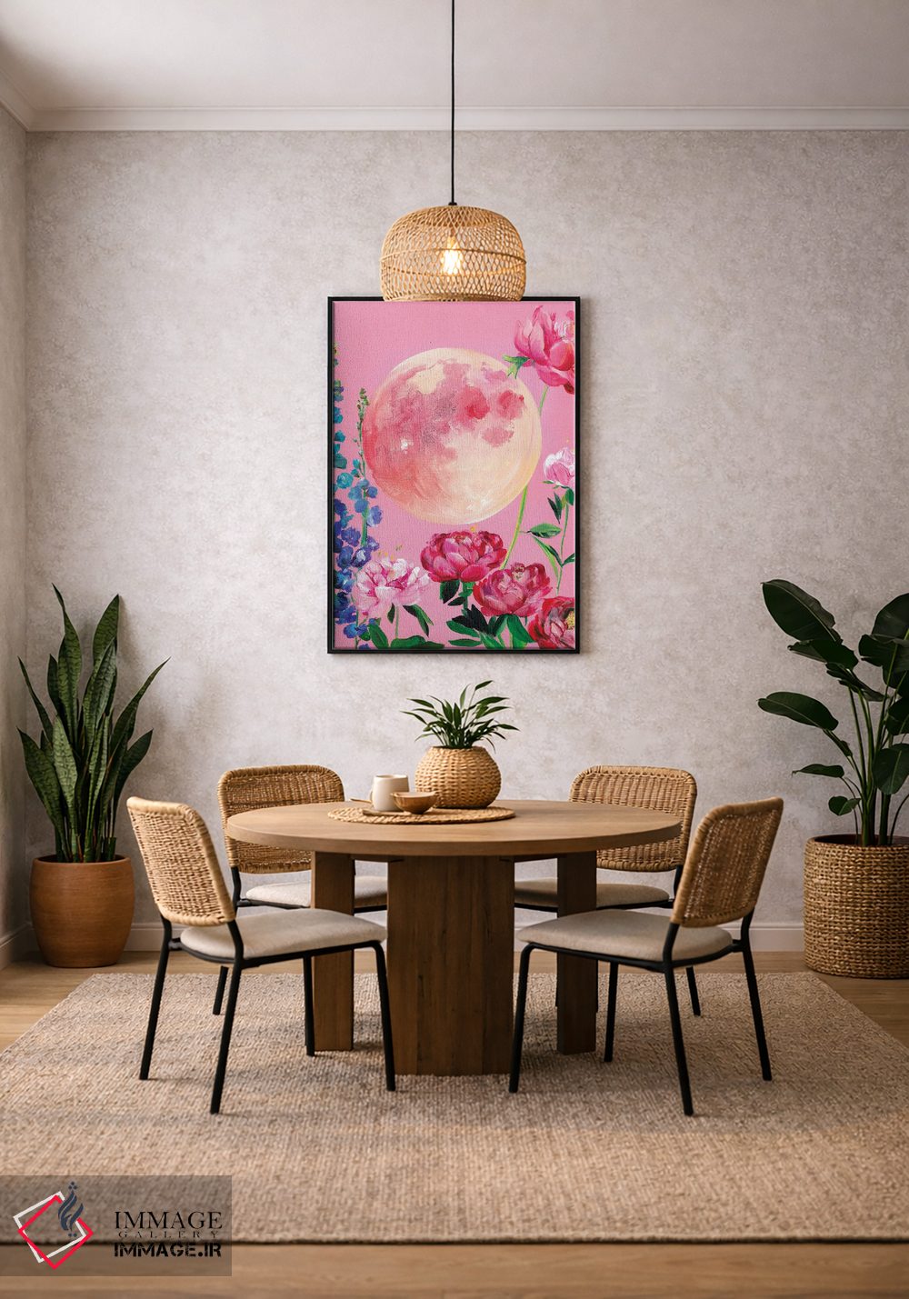 تابلو دکوراتیو ماه عسل اثر کریستین لیندستروم - D5B