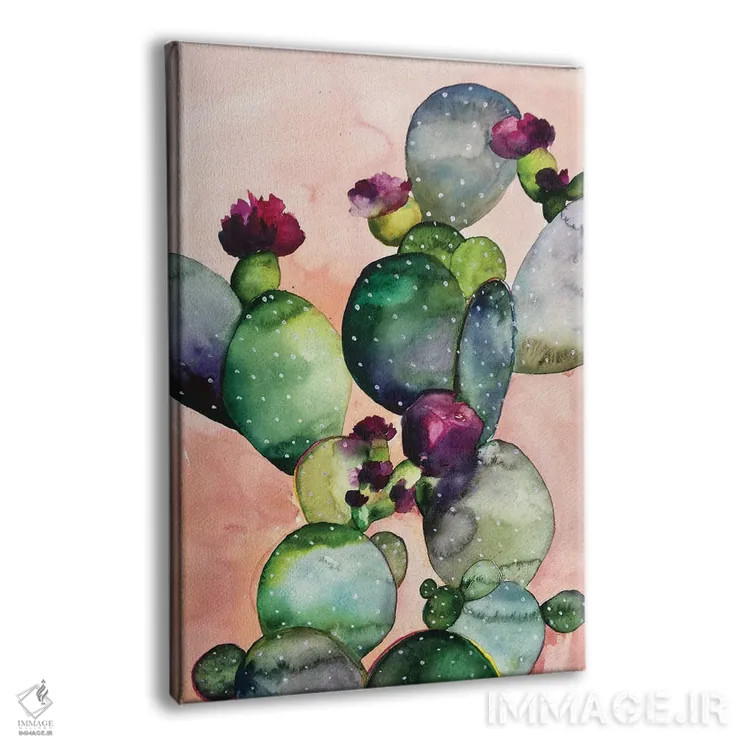 تابلو دکوراتیو رز صحرایی II اثر کریستین لیندستروم - نمای پرسپکتیو محصول