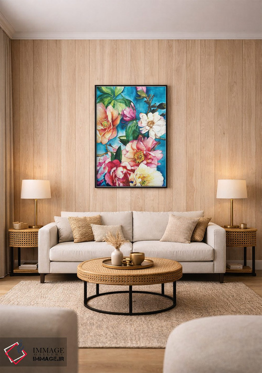 تابلو دکوراتیو گل های استوایی I اثر کریستین لیندستروم - D1B