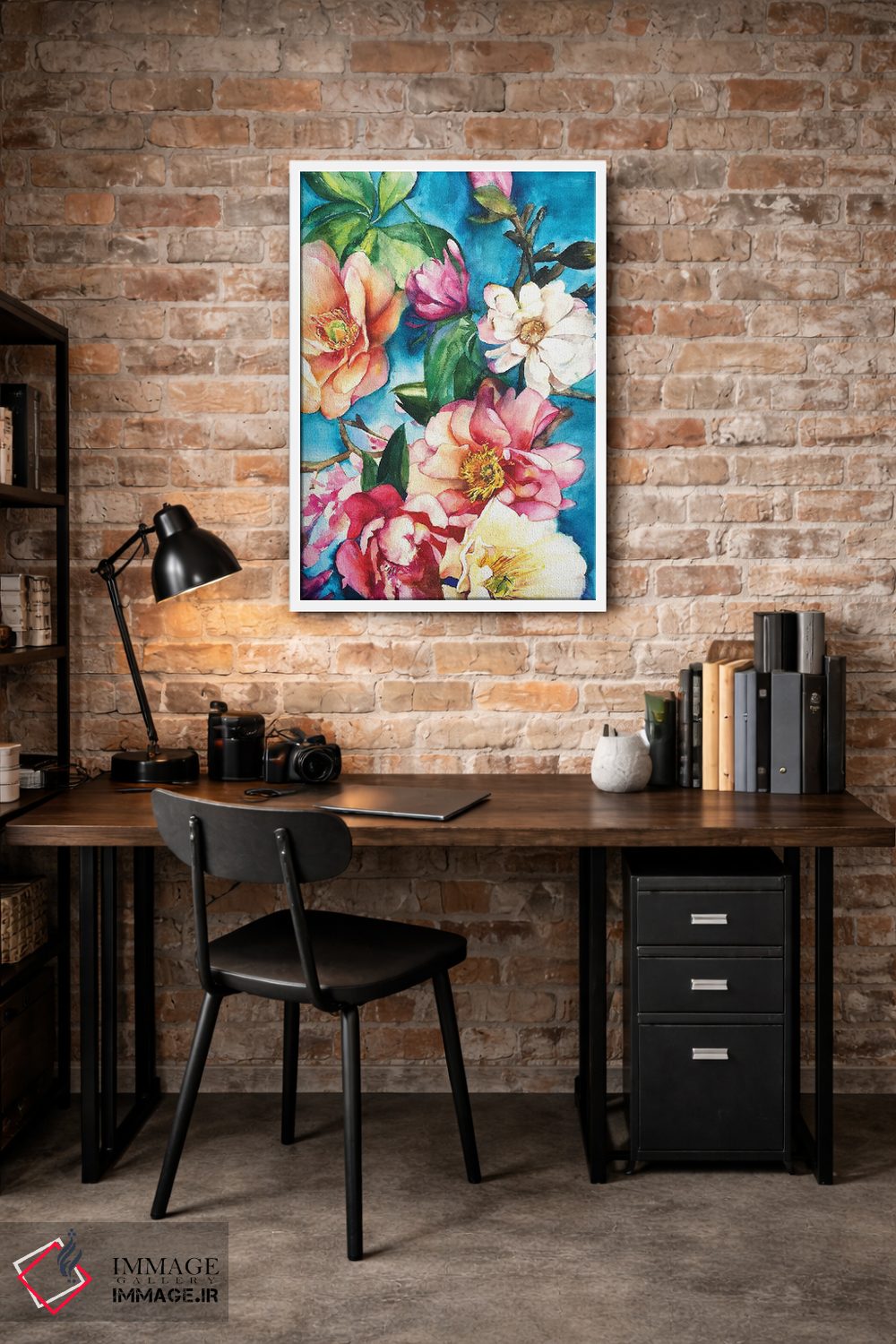 تابلو دکوراتیو گل های استوایی I اثر کریستین لیندستروم - D2W