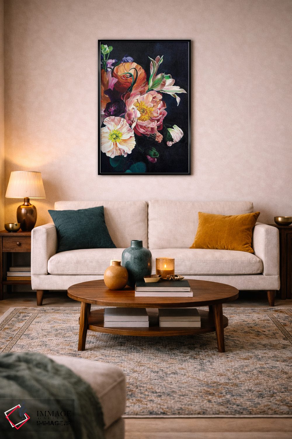 تابلو دکوراتیو درخشش اثر کریستین لیندستروم - D4B