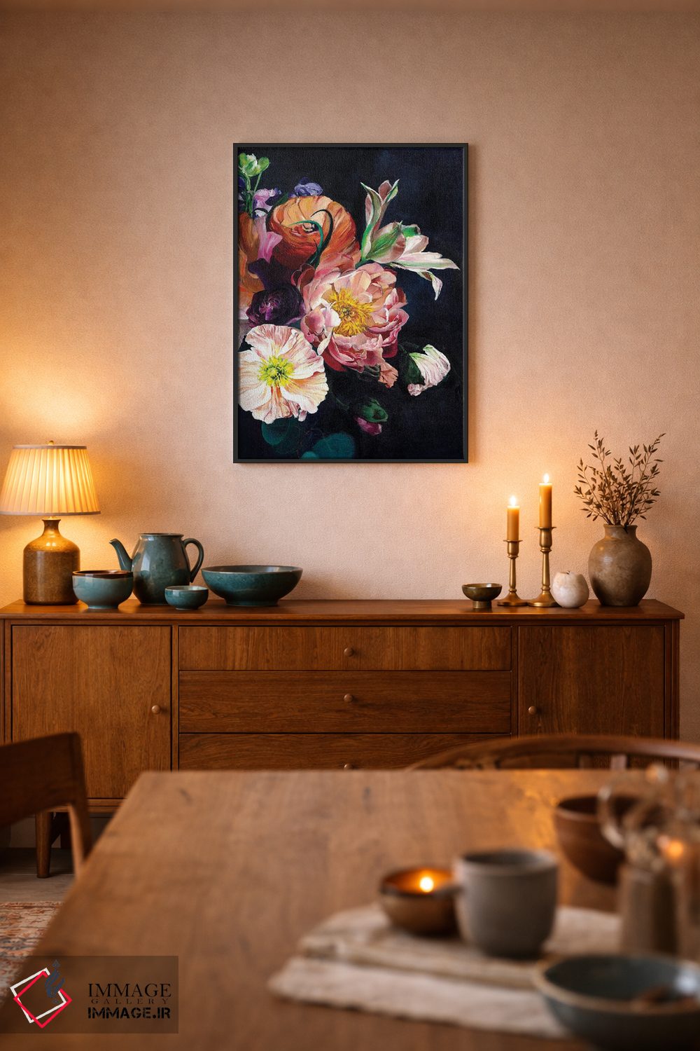 تابلو دکوراتیو درخشش اثر کریستین لیندستروم - D5B