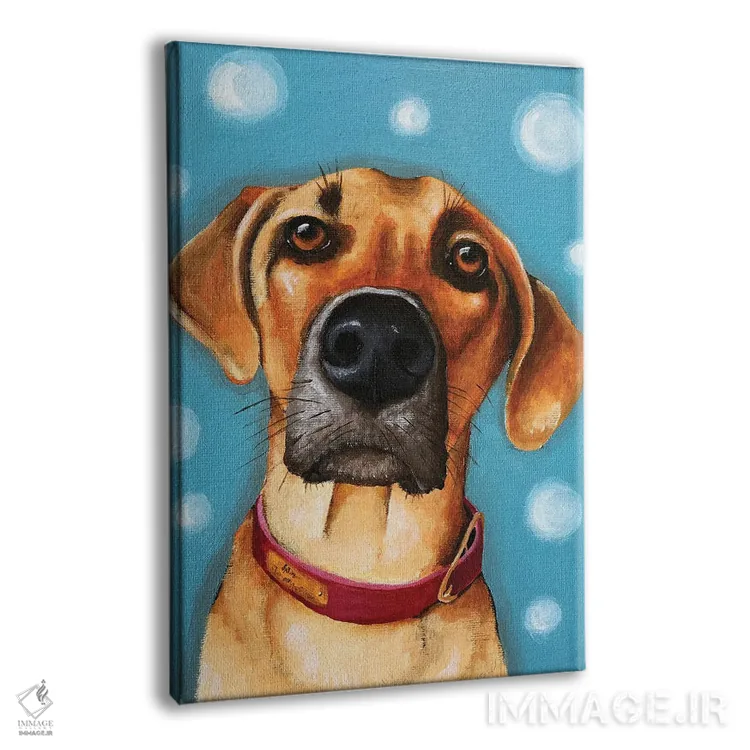 تابلو دکوراتیو سیمبا اثر لوسیا استوارت - نمای پرسپکتیو محصول