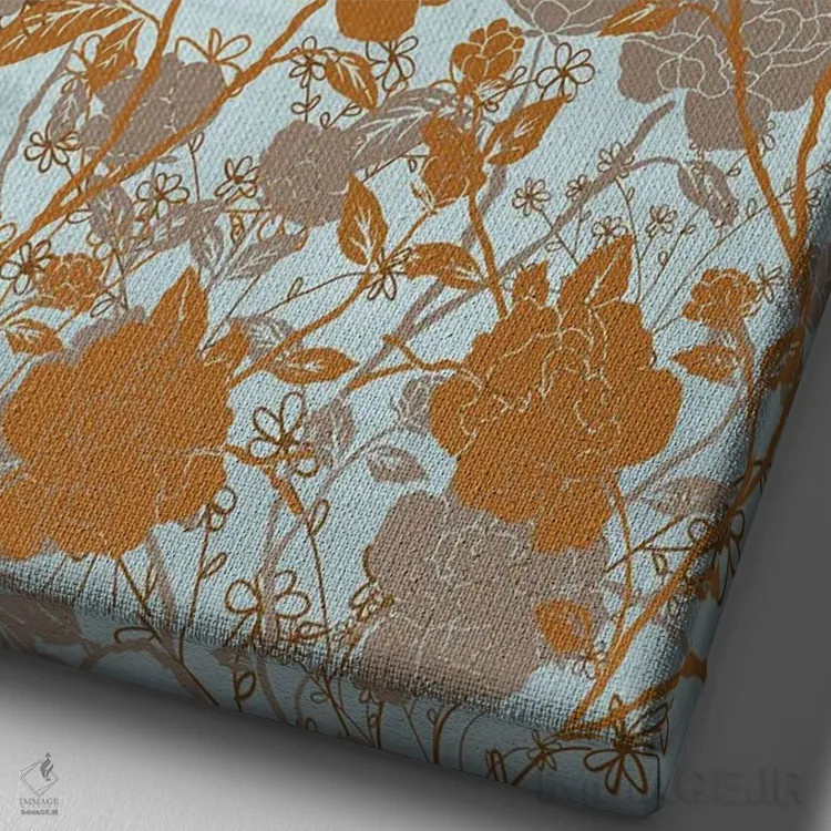 تابلو دکوراتیو پرندگان روی سیم اثر لولوآرت استودیو - نمای نزدیک بافت بوم