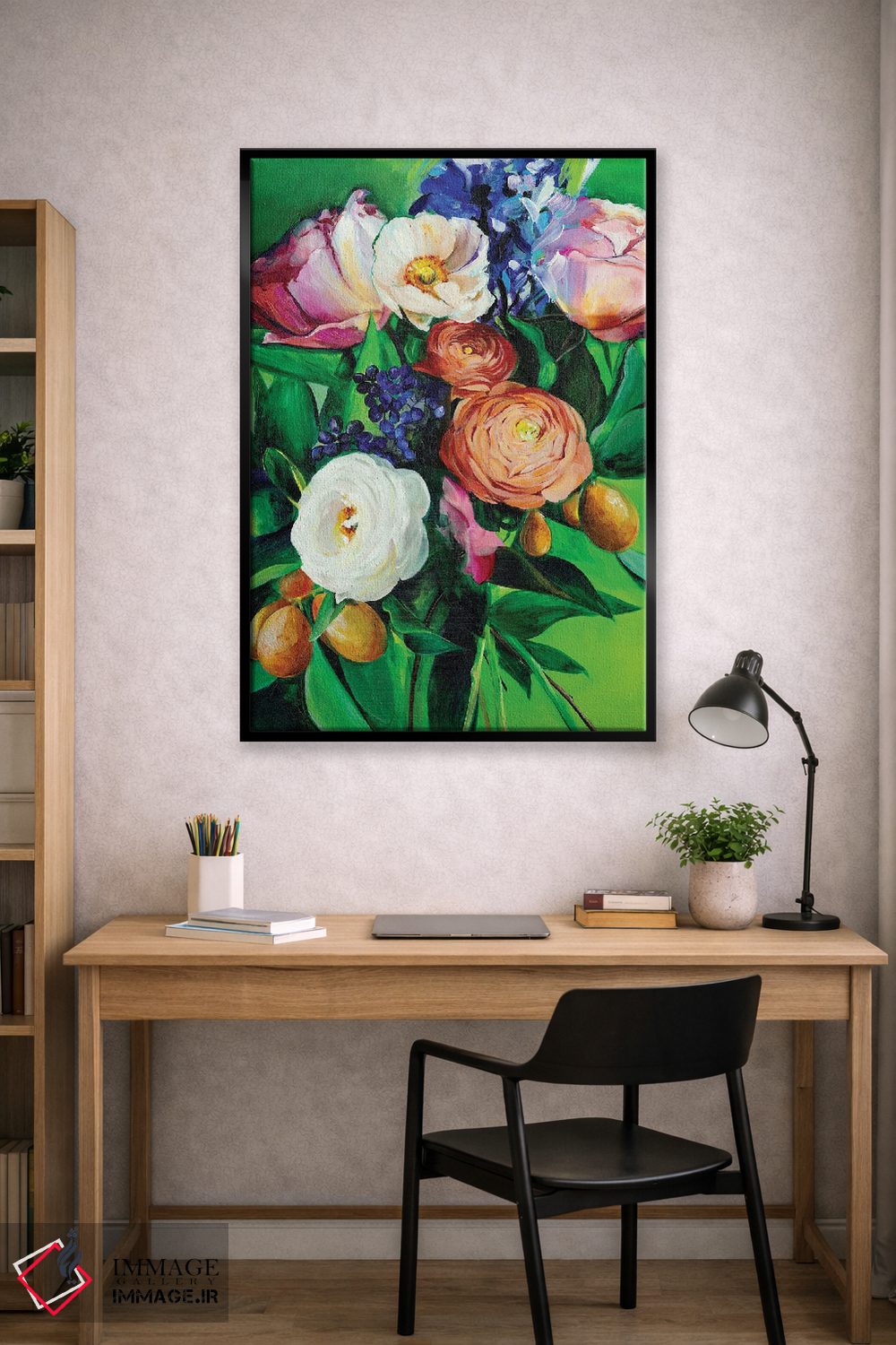 تابلو دکوراتیو او آتشی برافروخت اثر کریستین لیندستروم - D3B