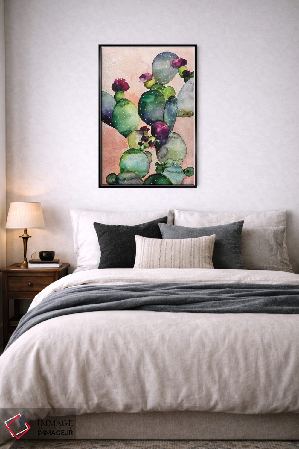 تابلو دکوراتیو رز صحرایی II اثر کریستین لیندستروم - D6B