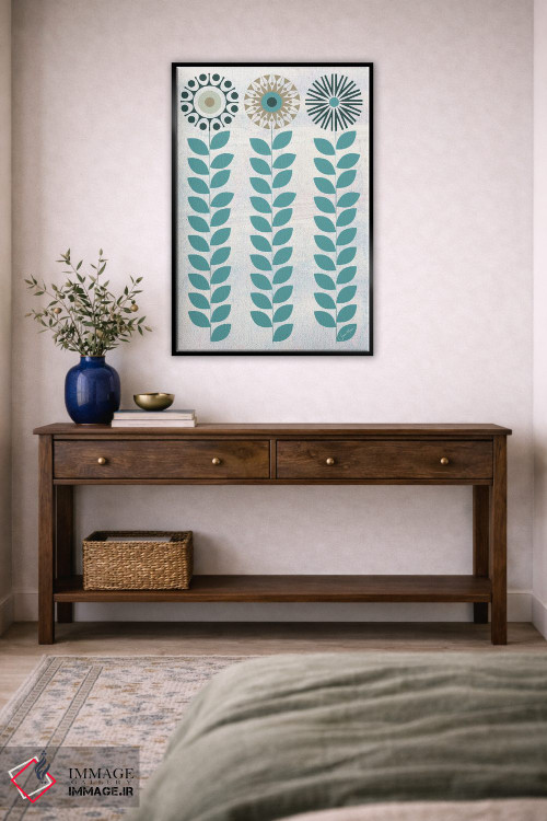 تابلو دکوراتیو شکوفه اثر لولوآرت استودیو - D4B