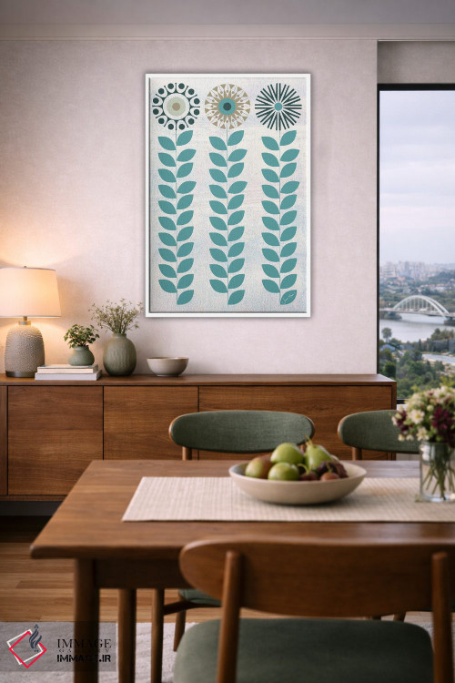 تابلو دکوراتیو شکوفه اثر لولوآرت استودیو - D6W