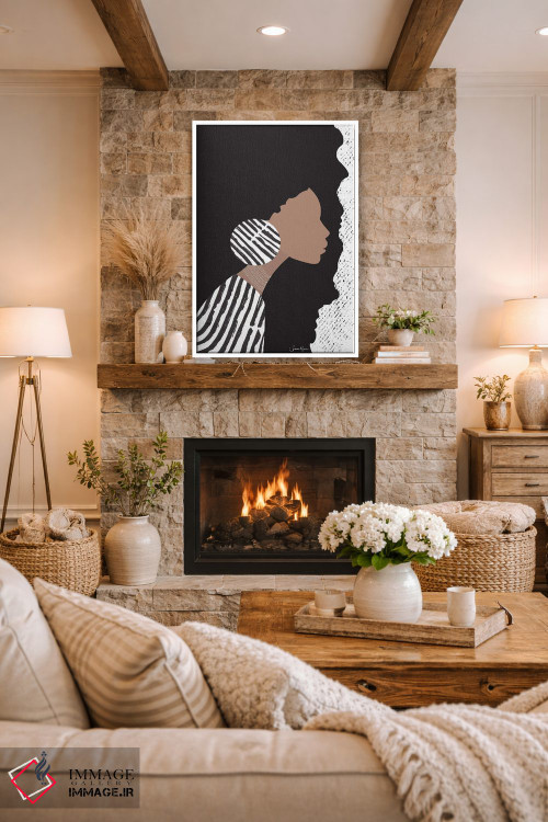 تابلو مینیمال زن اثر لولوآرت استودیو - D1W