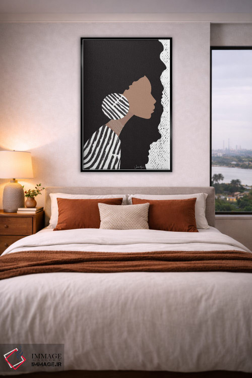 تابلو مینیمال زن اثر لولوآرت استودیو - D4B