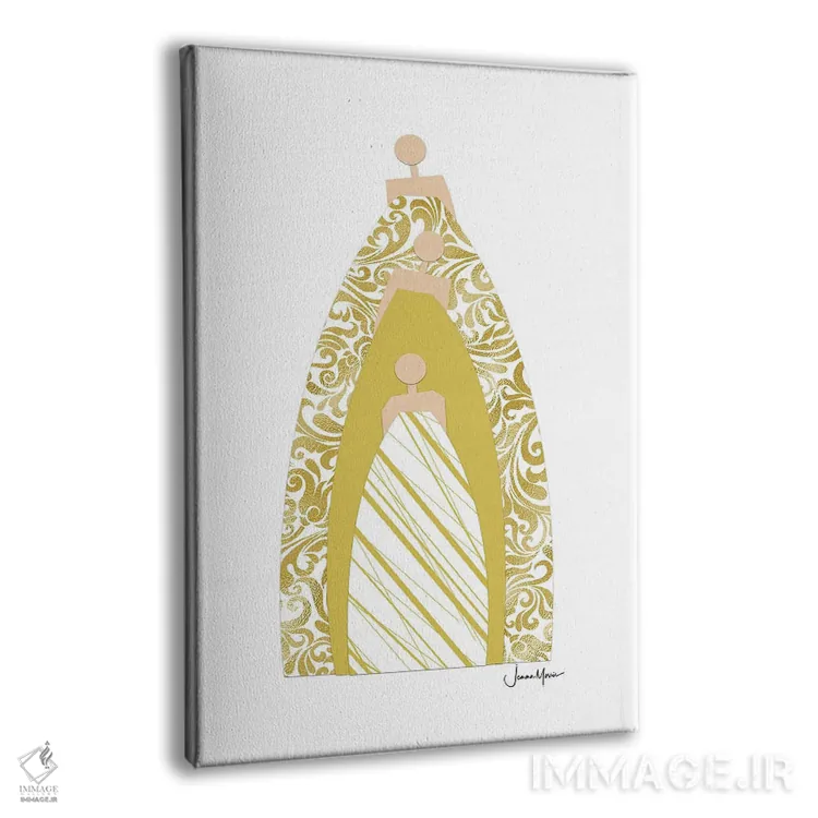 تابلو مدرن فرشته نگهبان اثر لولوآرت استودیو - نمای پرسپکتیو محصول