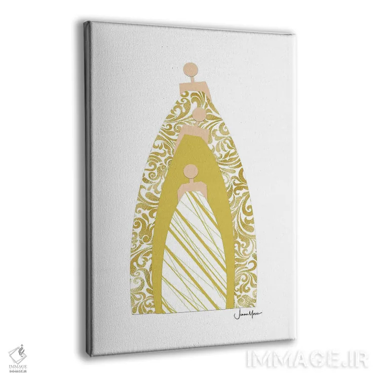 تابلو مدرن فرشته نگهبان اثر لولوآرت استودیو - نمای پرسپکتیو محصول