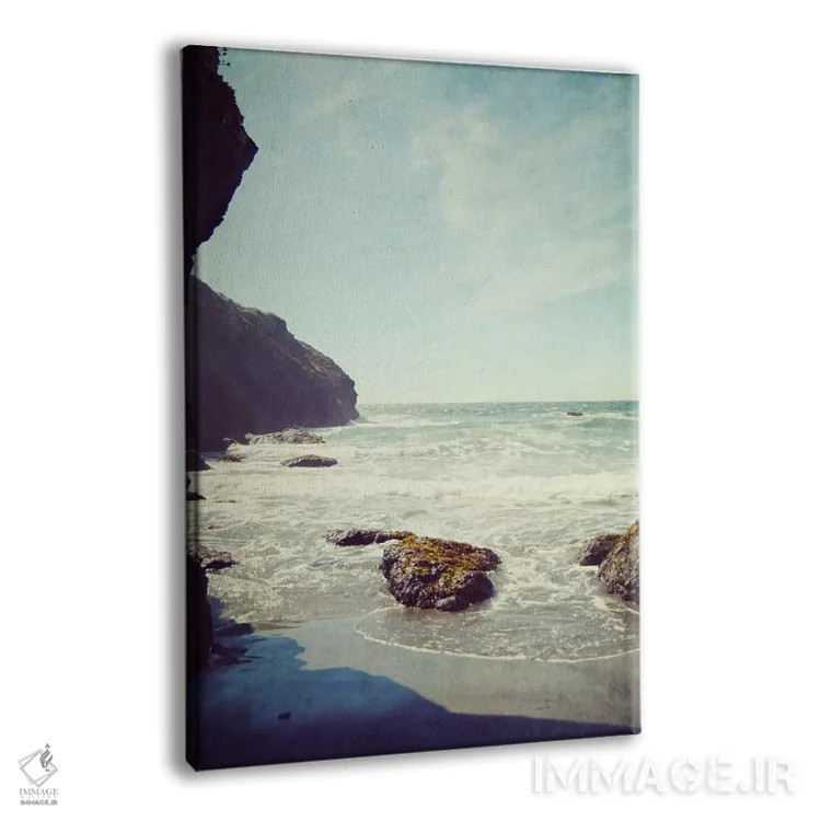 تابلو دکوراتیو انتهای ساحل اثر لوپن گرین - نمای پرسپکتیو محصول