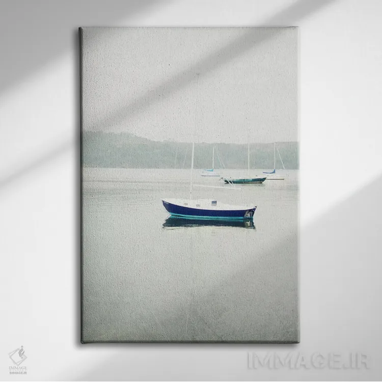 تابلو دکوراتیو هنگام انتظار اثر لوپن گرین - نمای روبهرو روی دیوار