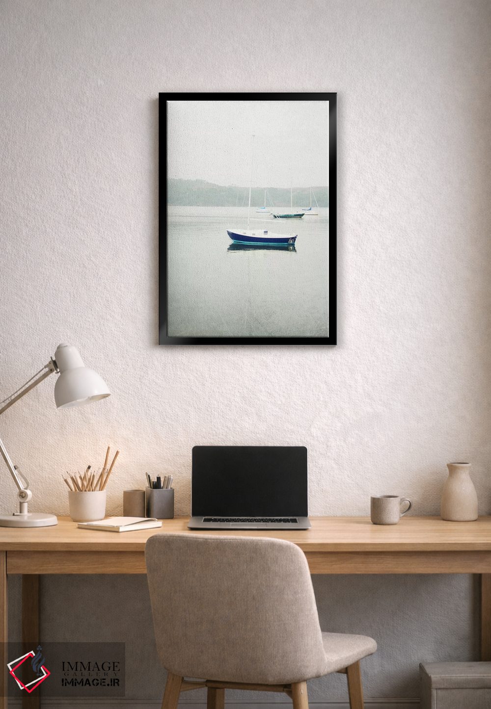 تابلو دکوراتیو هنگام انتظار اثر لوپن گرین - D3B