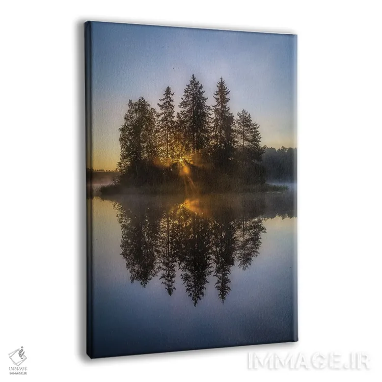 تابلو دکوراتیو طلوع سپتامبر اثر لاری لوهی - نمای پرسپکتیو محصول