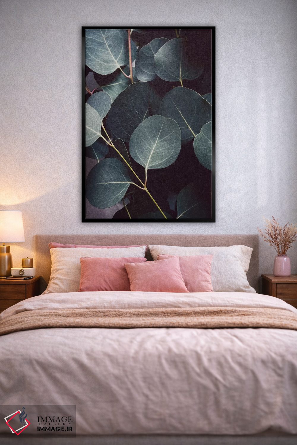 تابلو دکوراتیو برگ های اکالیپتوس اثر لوپن گرین - D3B