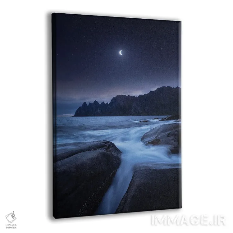 تابلو دکوراتیو ماه تونگنست اثر لاری لوهی - نمای پرسپکتیو محصول