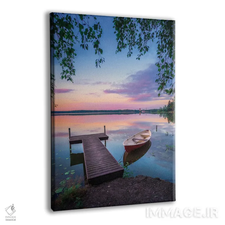 تابلو دکوراتیو آرامش اثر لاری لوهی - نمای پرسپکتیو محصول