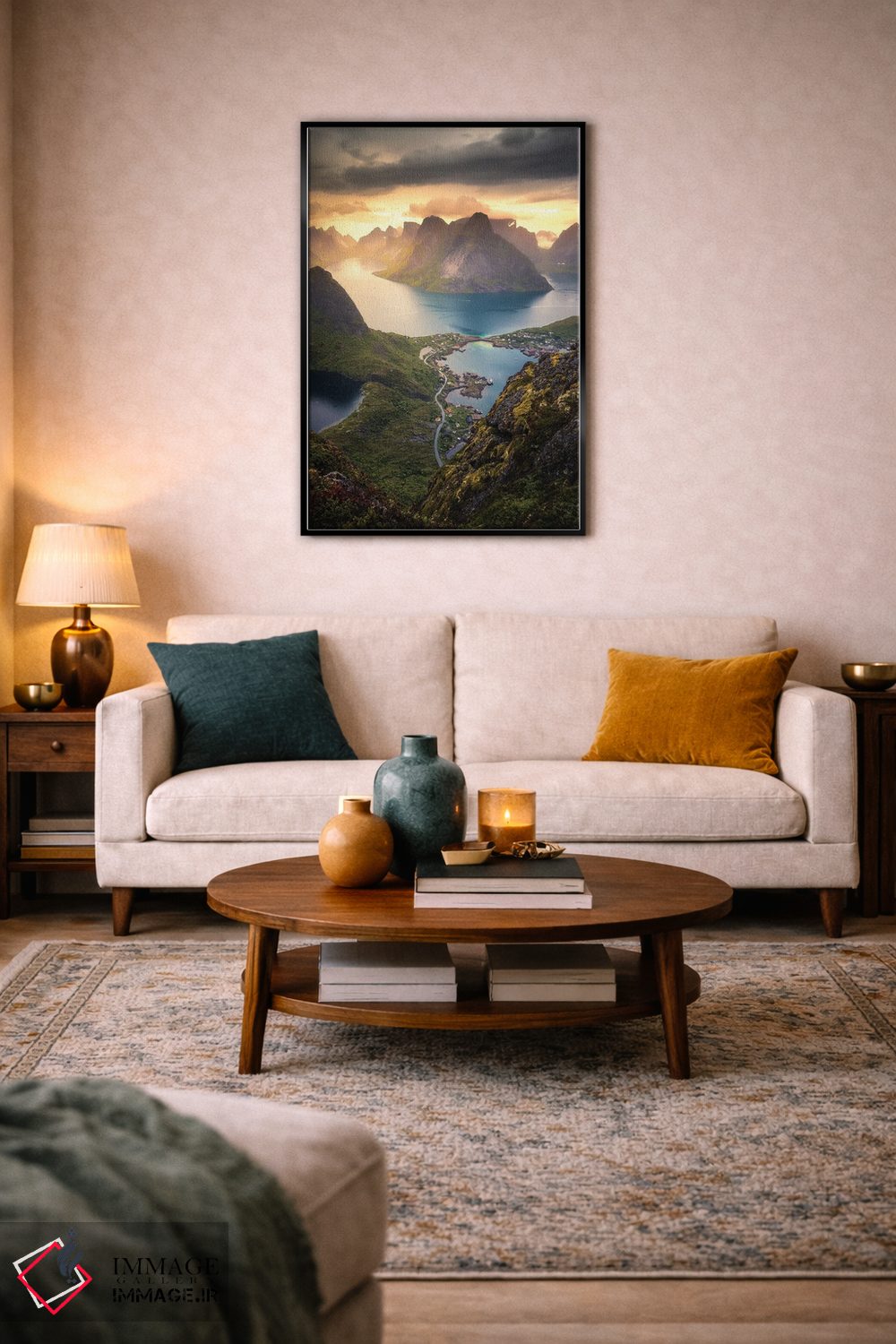 تابلو دکوراتیو رینه بریگن اثر لاری لوهی - D5B