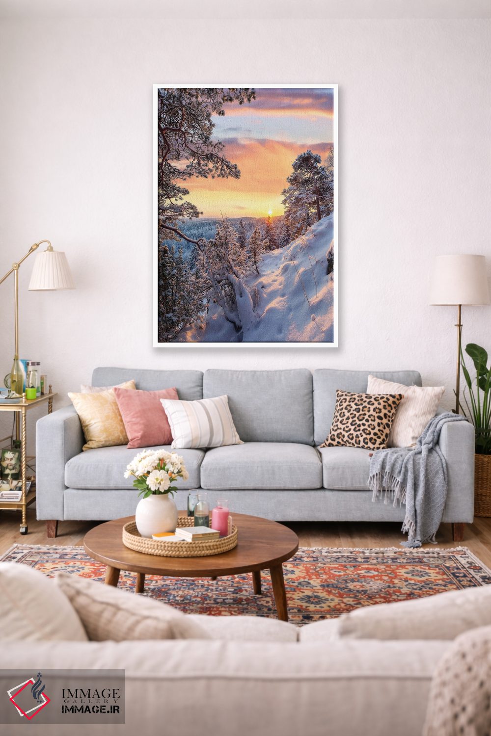 تابلو دکوراتیو ردپای صبحگاهی III اثر لاری لوهی - D1W