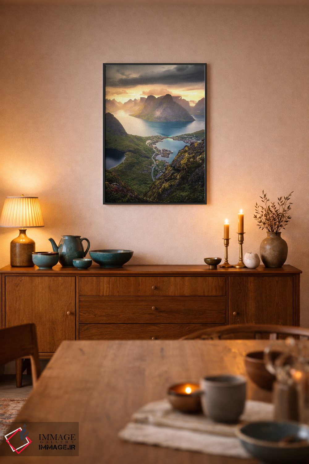 تابلو دکوراتیو رینه بریگن اثر لاری لوهی - D6B