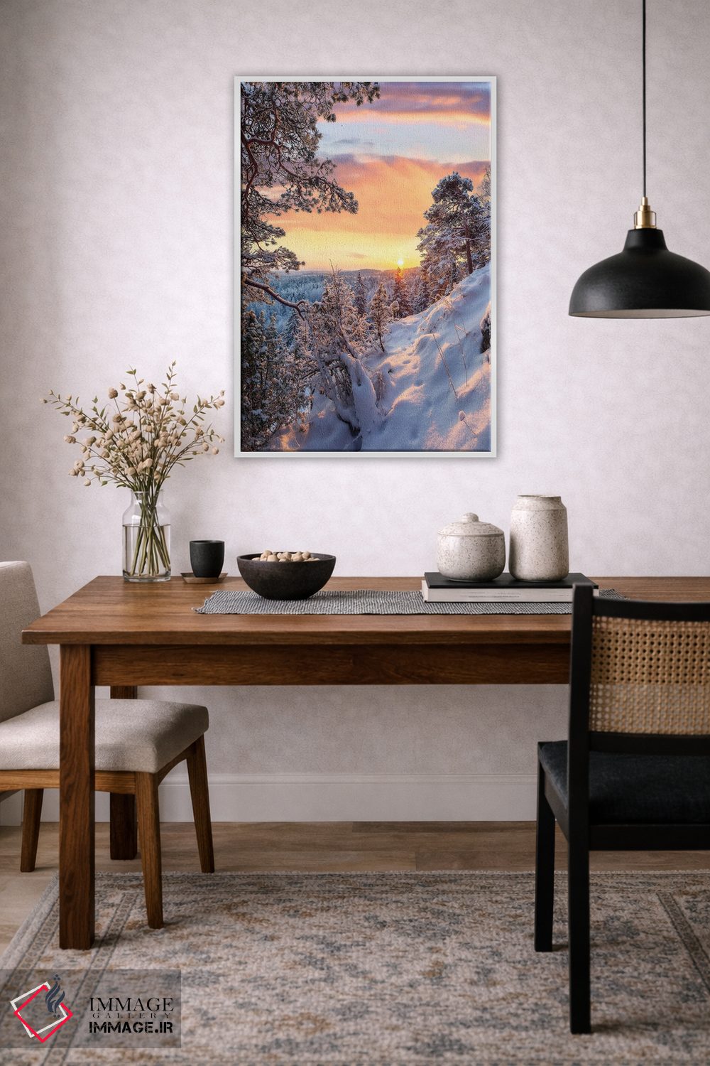 تابلو دکوراتیو ردپای صبحگاهی III اثر لاری لوهی - D3W