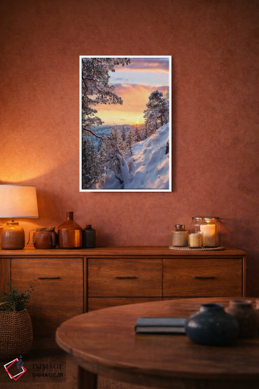 تابلو دکوراتیو ردپای صبحگاهی III اثر لاری لوهی - D4W