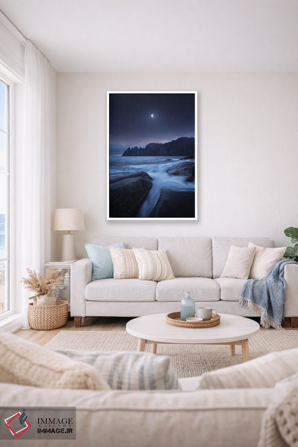 تابلو دکوراتیو ماه تونگنست اثر لاری لوهی - D1W