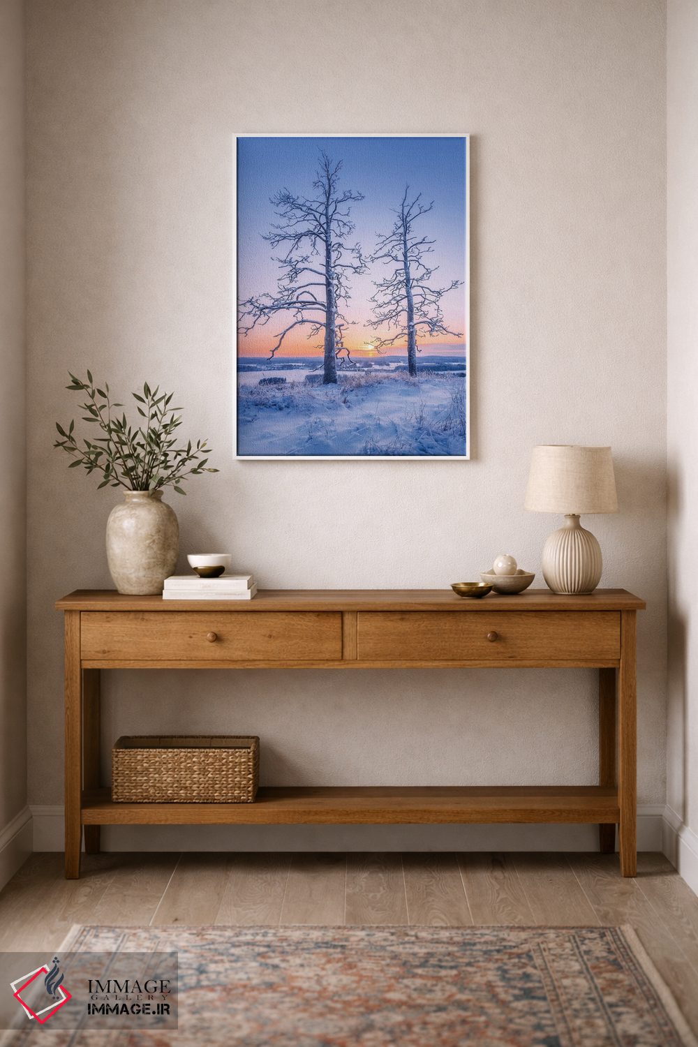 تابلو دکوراتیو دو نگهبان II اثر لاری لوهی - D1W