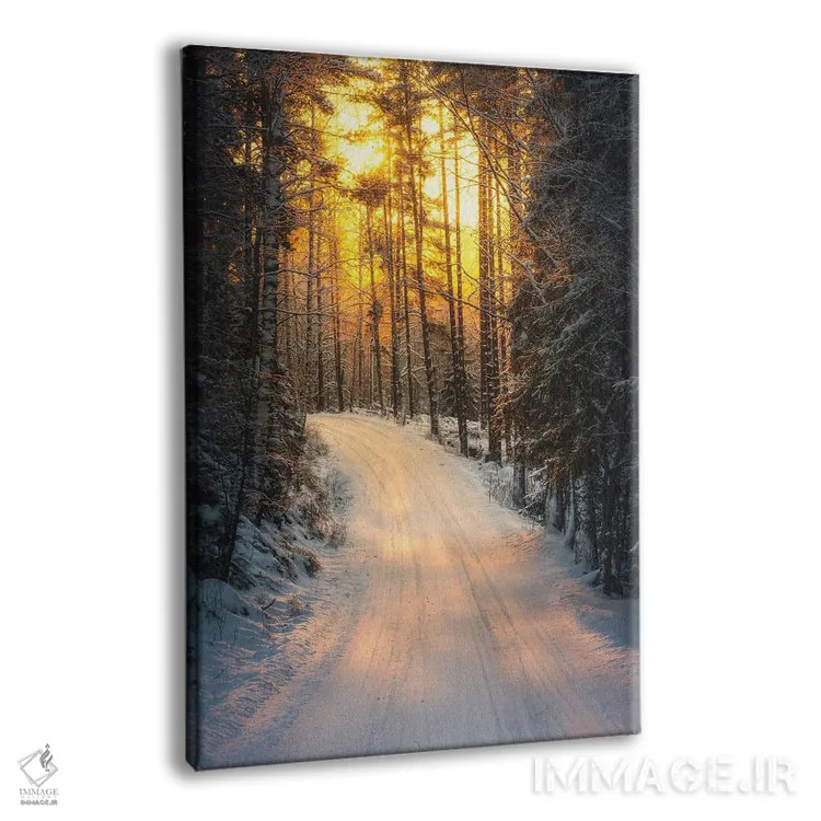 تابلو دکوراتیو درخشش از میان اثر لاری لوهی - نمای پرسپکتیو محصول