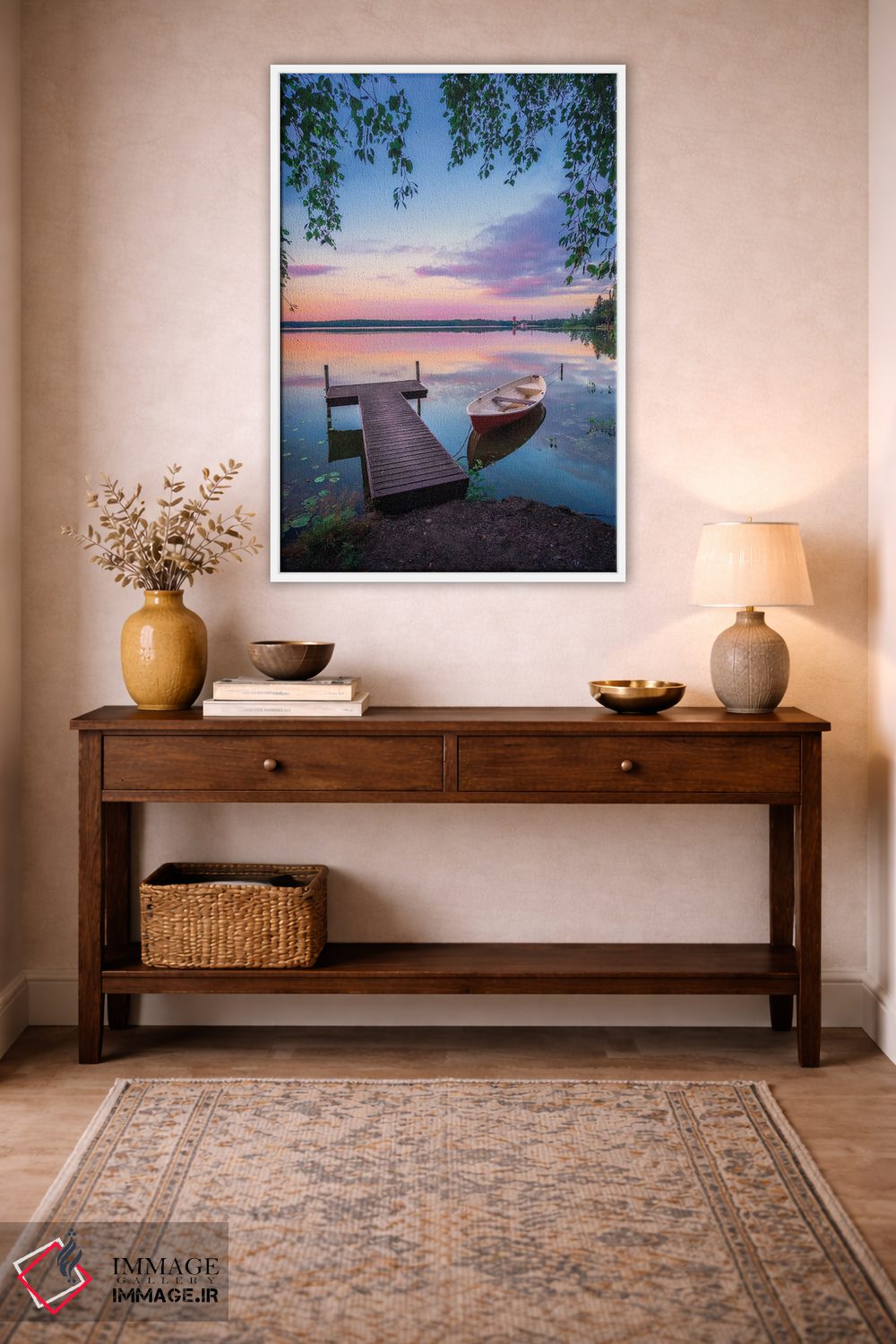 تابلو دکوراتیو آرامش اثر لاری لوهی - D1W