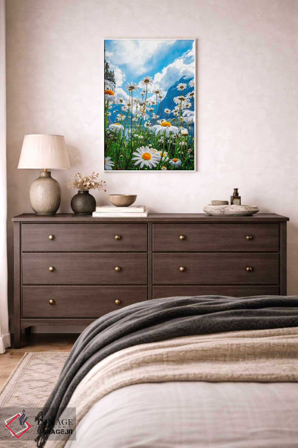 تابلو دکوراتیو روز تابستانی در نروژ اثر لاری لوهی - D3W