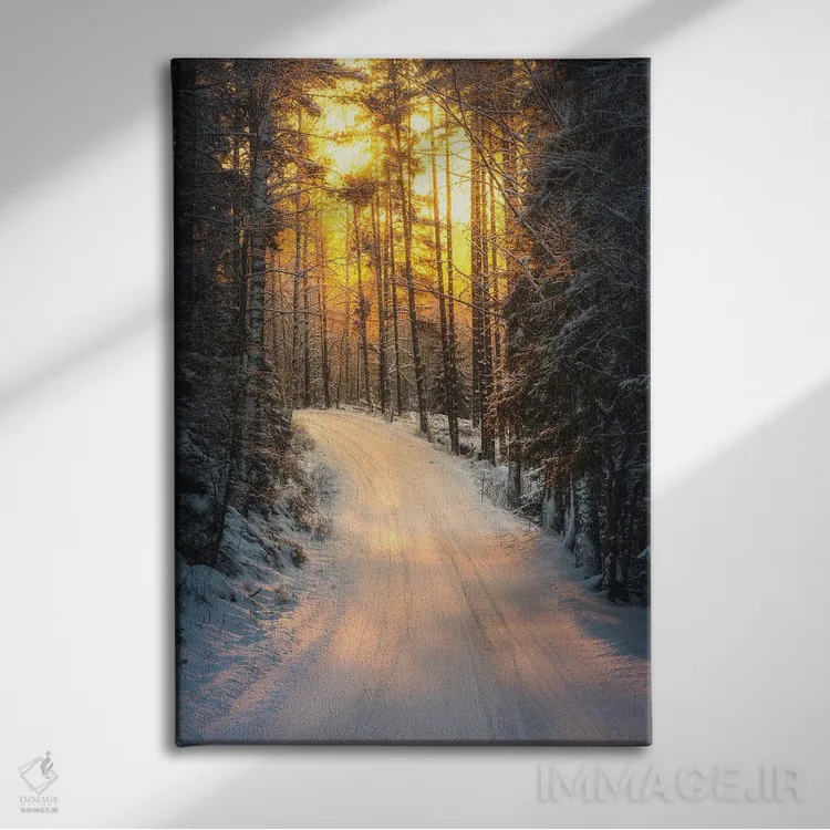 تابلو دکوراتیو درخشش از میان اثر لاری لوهی - نمای روبهرو روی دیوار