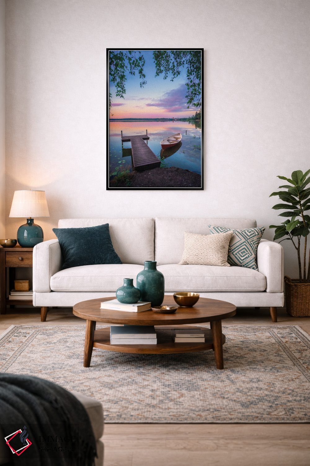 تابلو دکوراتیو آرامش اثر لاری لوهی - D3B