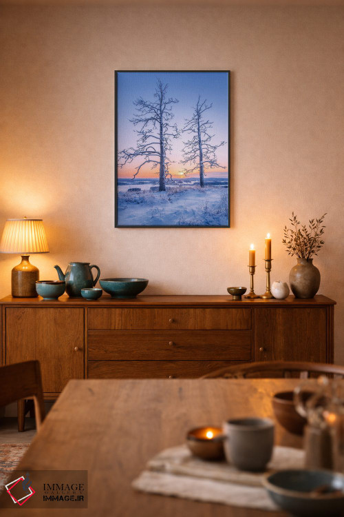 تابلو دکوراتیو دو نگهبان II اثر لاری لوهی - D6B