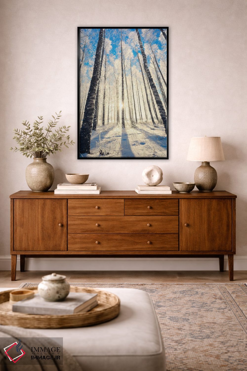 تابلو دکوراتیو در جنگل اثر لاری لوهی - D5B