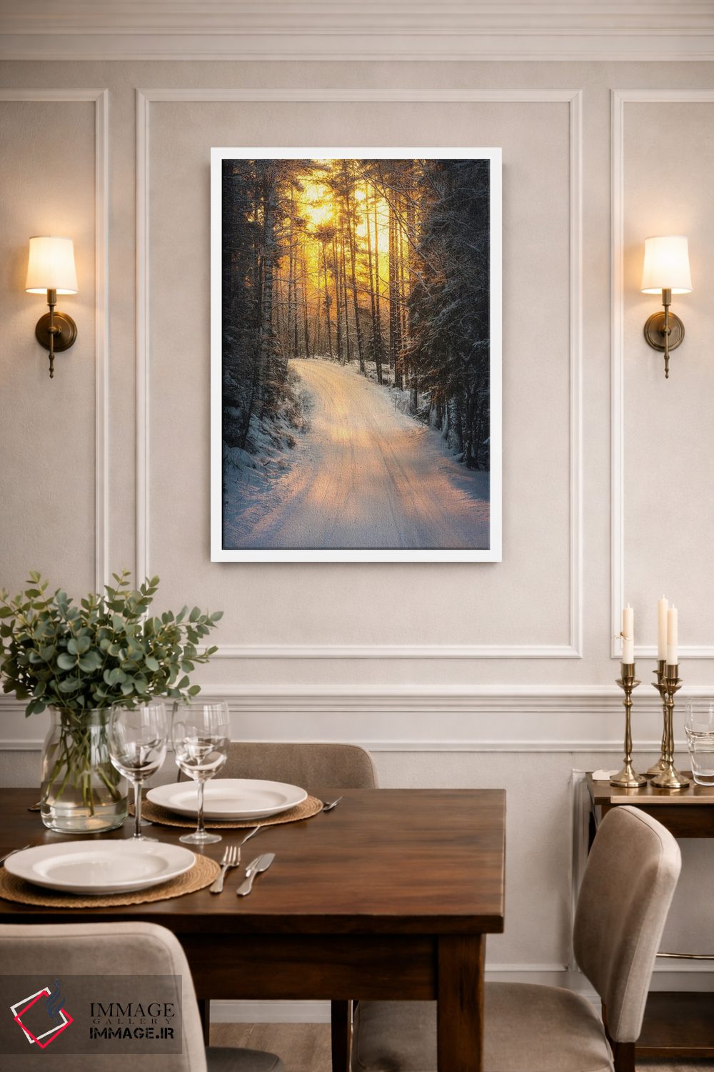 تابلو دکوراتیو درخشش از میان اثر لاری لوهی - D1W