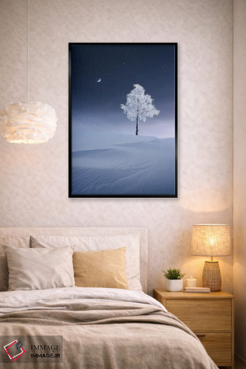 تابلو دکوراتیو ماه در حال افزایندگی اثر لاری لوهی - D3B